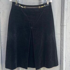 Celine Paris Vintage Velvet skirt, approx. size 8